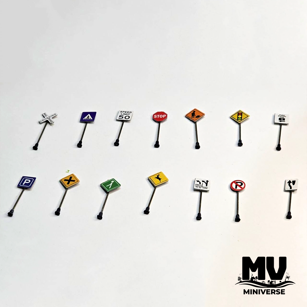 Single Road Signs