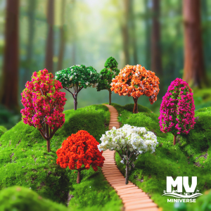 Colorful Plastic Trees
