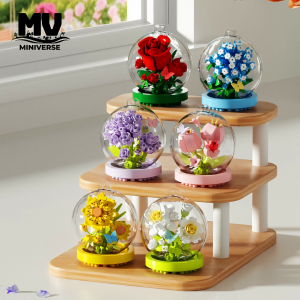 Blooming Flower in Crystal Ball