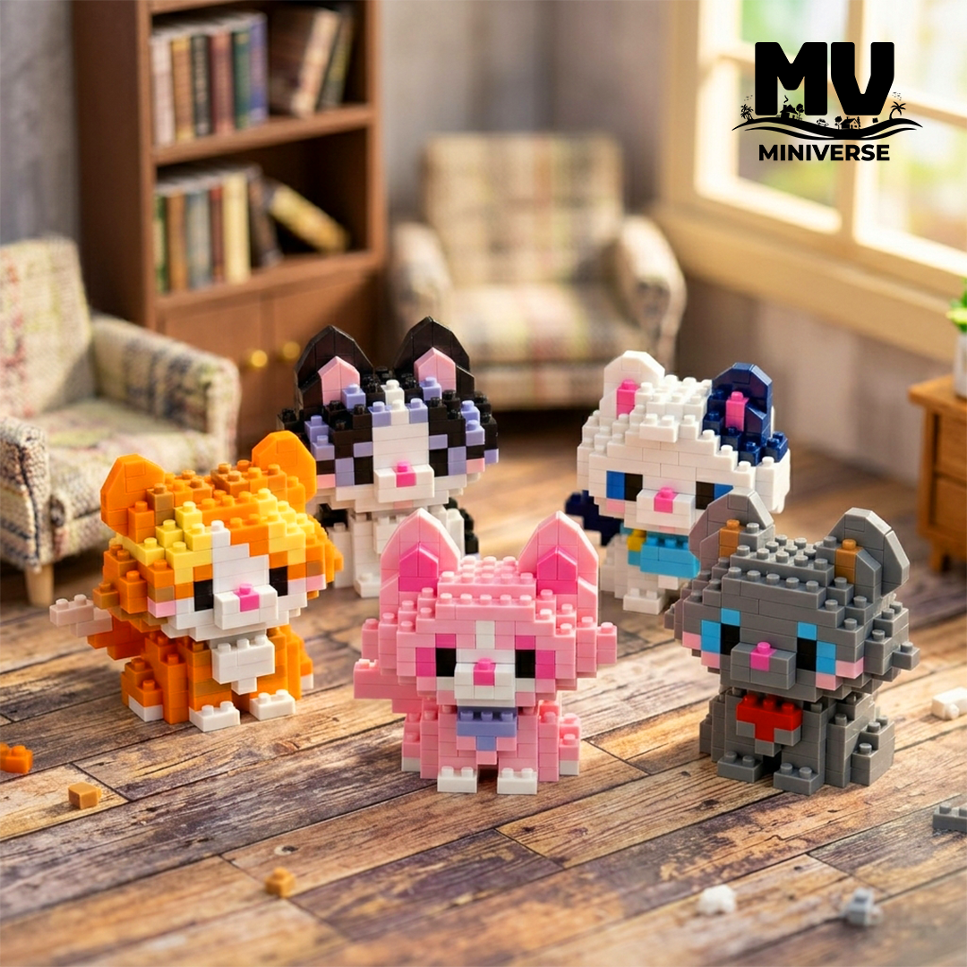 Cute Cat Bricks