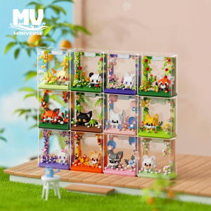 Cute Animal in Acrylic Box